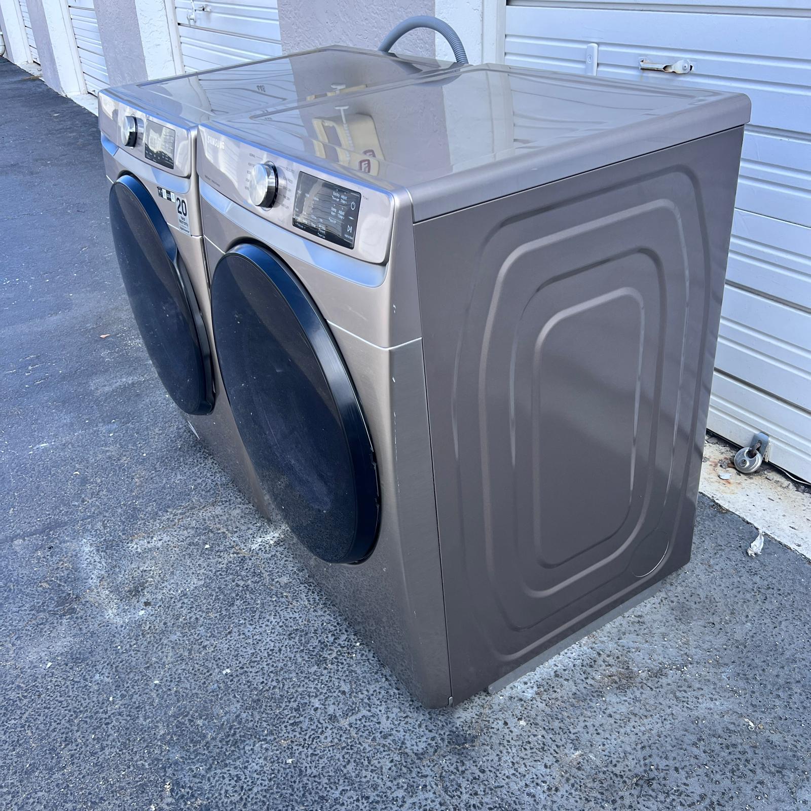 Samsung Washer and Dryer Front Load Set - Champagne Samsung Washer and Dryer Front Load Set - Champagne